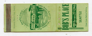 Bob's Place, Seattle, WA [Matchbook Cover]