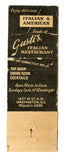 Gusti's Italian Restaurant, Washington, DC [Matchbook Cover]