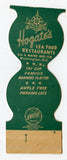 Hotage's Sea Food Restaurants, Washington DC [Matchbook Cover]