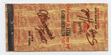 Rutherford's Surf Hotel and Supper Club, Hika, Sheboygan, WI [Matchbook Cover]