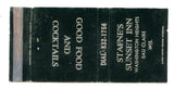 Stafne's Sunset Inn, Eau Claire, WI [Matchbook Cover]