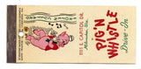 Pig 'n Whistle Drive-In, Milwaukee, WI [Matchbook Cover]