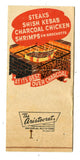 George Diamond's Charcoal Broiled Steaks, Milwaukee, WI [Matchbook Cover]
