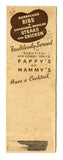 Mammy's Cocktail Bar and Lounge and Pappy's Restaurant, Milwaukee, WI [Matchbook Cover]