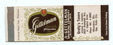 Grefig's Tavern/Gettelman Brewing Co, Milwaukee, WI [Matchbook Cover]
