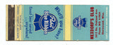 Mexdorf's Club/Pabst Blue Ribbon, Milwaukee, WI [Matchbook Cover]