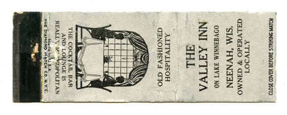 Valley Inn, Neenah, WI [Matchbook Cover]