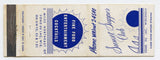 Sunset Supper Club, Fond du Lac, WI [Matchbook Cover]