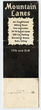 Mountain Lanes, Wausau, WI [Matchbook Cover]