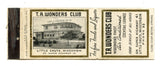 T. A. Wonders Club, Little Chute, WI [Matchbook Cover]