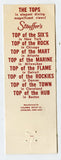 Top of the Marine, Milwaukee, WI [Matchbook Cover]