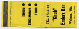 Chub Enders Bar, Wabeno, WI [Matchbook Cover]