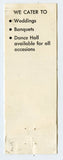 Crystal Isle Inn, Crystal Lake, Plymouth, WI [Matchbook Cover]