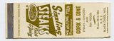 Cork & Dine, Black Creek, Appleton, WI [Matchbook Cover]