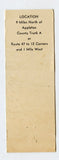 Cork & Dine, Black Creek, Appleton, WI [Matchbook Cover]