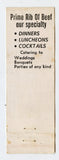Billing's Dining Rooms, Shorewood, Milwaukee, WI [Matchbook Cover]