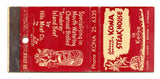 Kona Steak House, Kailua, HI [Matchbook Cover]