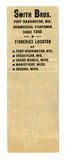 Smith Bros. Fish Shanty, Port Washington, WI [Matchbook Cover]