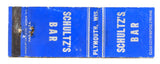 Schultz's Bar, Plymouth, WI [Matchbook Cover]