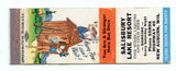 Salisbury Lake Resort, New Auburn, WI [Matchbook Cover]