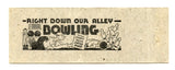 Tip-Top Tap Room & Bowling Alleys, Mnitowoc, WI [Matchbook Cover]