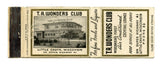 T. A. Wonders Club, Little Chute, WI [Matchbook Cover]