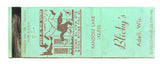 Blicky's, Adell, WI [Matchbook Cover]