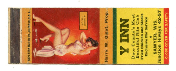 Y Inn, Sawyer, WI [Matchbook Cover]