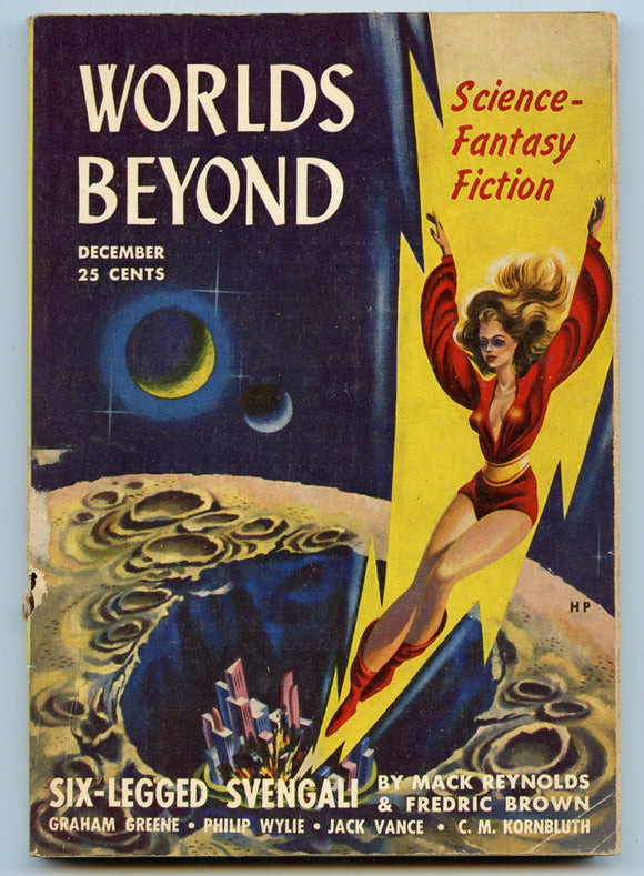1950 Worlds Beyond, Science-Fantasy Fiction Magazine, December, 1950 [Magazine]