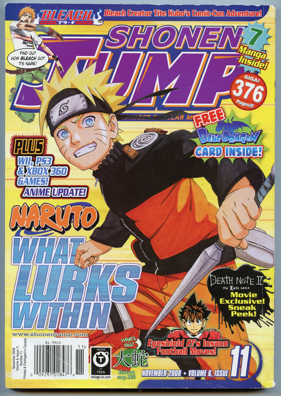 Shonen Jump, November, 2008, Volume 6, Issue 11 [Magazine]