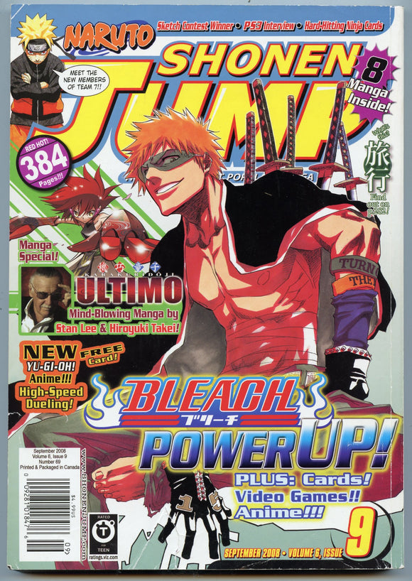 Shonen Jump, September, 2008, Volume 6, Issue 9 [Magazine]