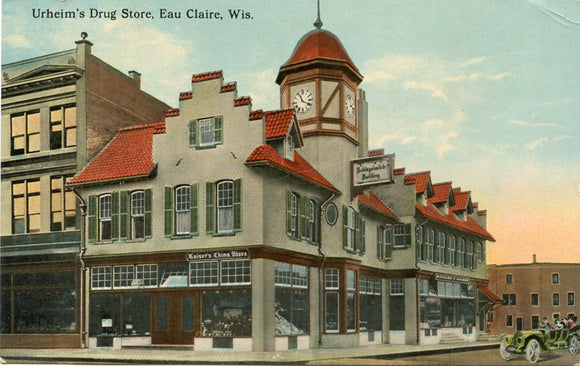 Urheim's Drug Store, Eau Claire, WI [Postcard]