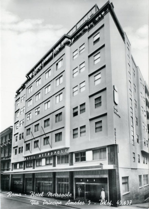 Hotel Metropole, Rome, Italy [Postcard]