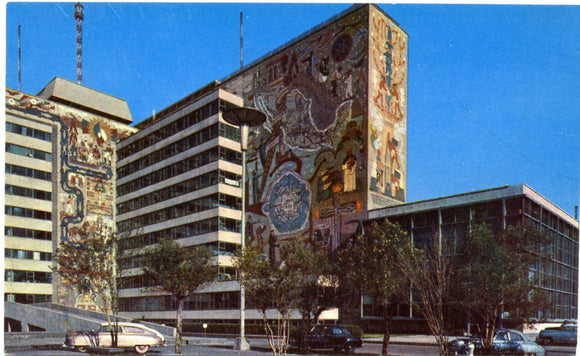 Edificio De La Scop, Murales De Juan Ogorman, Mexico, D. F. [Postcard]