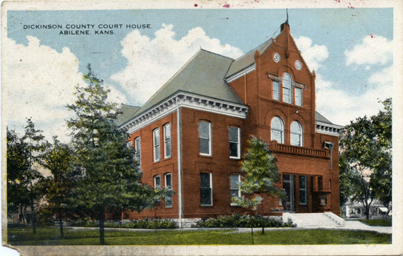 Dickinson County Court House, Abilene, KS [Postcard]