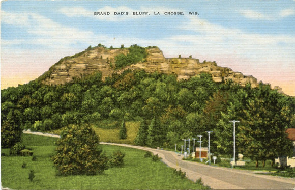 Grand Dad's Bluff, La Crosse, WI [Postcard]