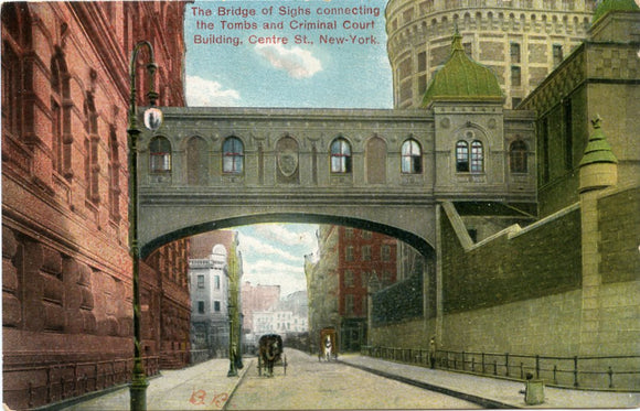 The Bridge of Sighs, New York City, NY [Postcard]