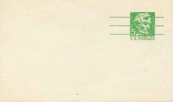 U. S. Postal Card, 5 Cents [Postcard]