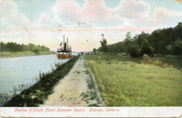Twelve O'Clock Point Summer Resort, Trenton, Ontario, Canada [Postcard]