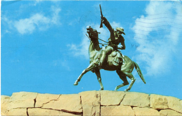 Buffalo Bill Statue, Cody, WY [Postcard]