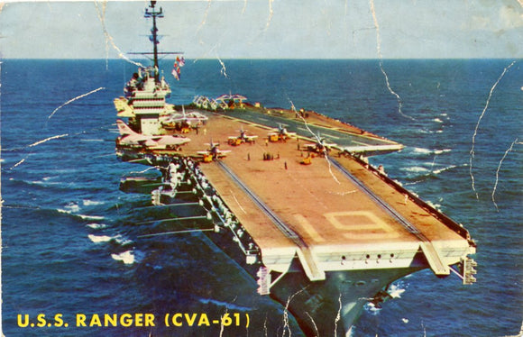 U. S. S. Ranger (CVA-61) [Postcard]