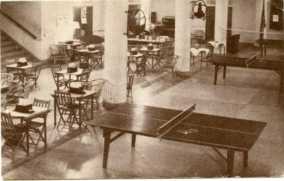 Masonic Service Center Recreation Room and Lounge, Temple of Freemasonry, Madison, WI [Postcard]