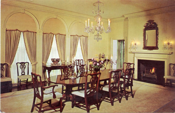 Dining Room, Executive Residence, Madison, WI [Postcard]