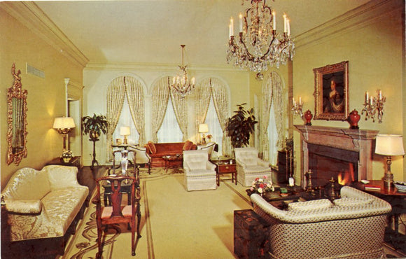 Drawing Room, Executive Residence, 99 Cambridge Road, Madison, WI [Postcard]