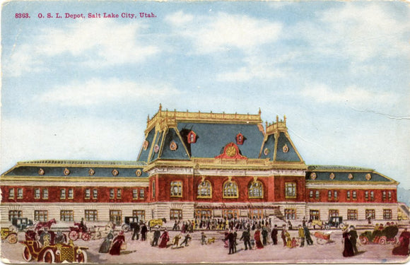 G. S. L. Depot, Calt Lake City, UT [Postcard]