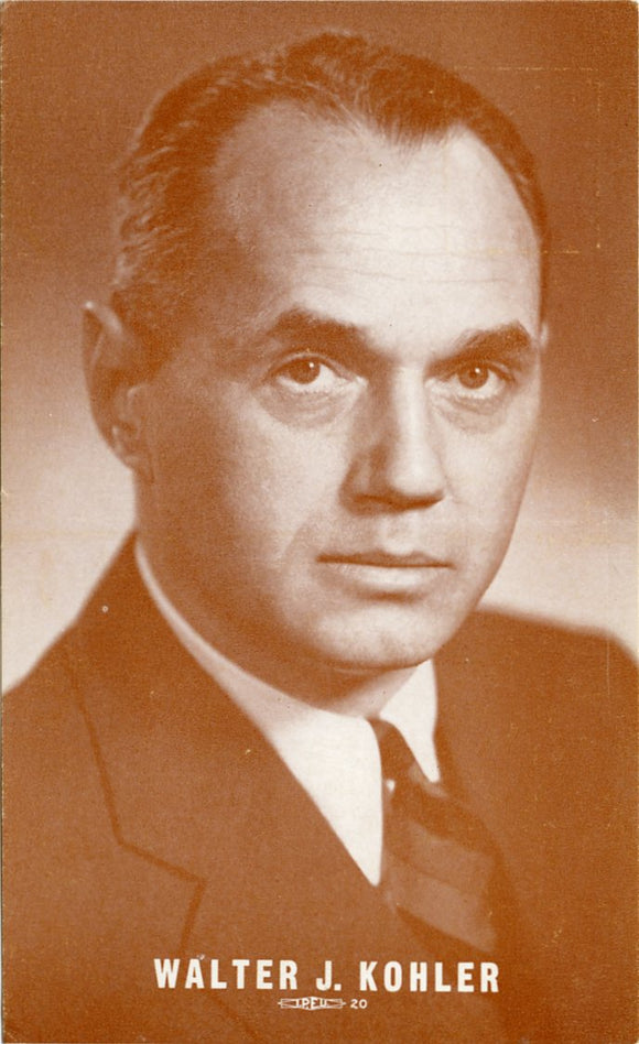 Walter J. Kohler Campaign [Postcard]