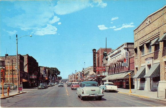 Main Street, West Bend, WI [Postcard]