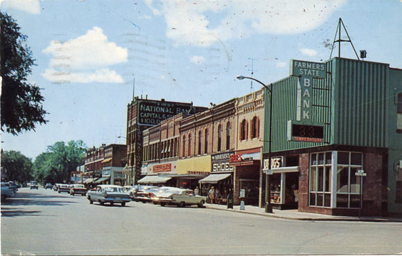 Main Street, Waupaca, WI [Postcard]
