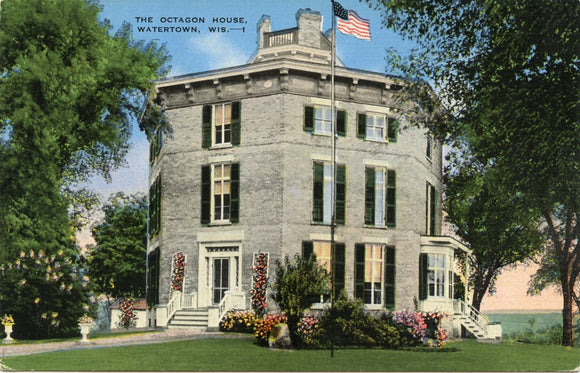 The Octagon House, Watertown, WI [Postcard]
