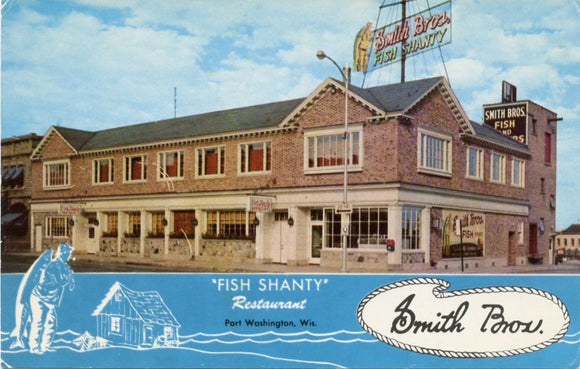 Smith Bros. Fish Shanty Restaurant, Port Washington, WI [Postcard]